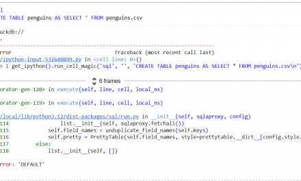 SQL in Jupyter Notebook (or Google Colab) – with DuckDB & JupySQL