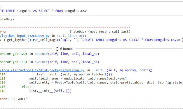 SQL in Jupyter Notebook (or Google Colab) – with DuckDB & JupySQL