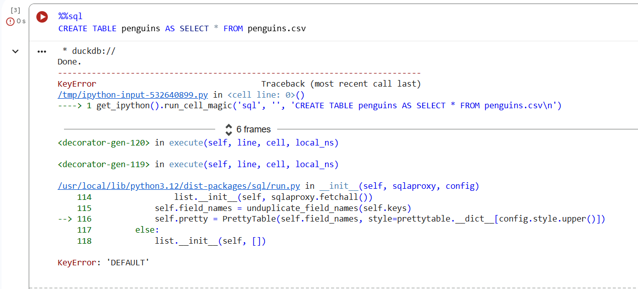 SQL in Jupyter Notebook (or Google Colab) – with DuckDB & JupySQL