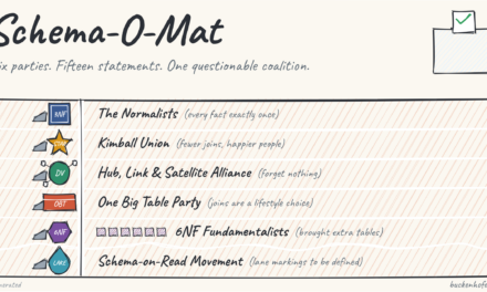 Schema-O-Mat: Which Data Modeling Party Gets Your Vote?